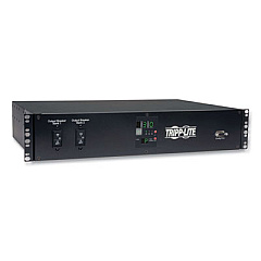 Tripp Lite 19-Outlet 5.8kW Single-Phase Local Metered Automatic Transfer Switch PDU, 10 ft Cord, Black, Ships in 7-10 Business Days (TRPPDUMH30HVAT)