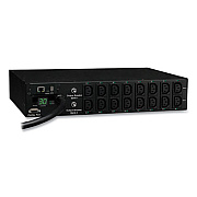 Tripp Lite 16-Outlet 5.5kW Single-Phase Switched PDU, 12 ft Cord, Black, Ships in 7-10 Business Days (PDUMH30HVNET)