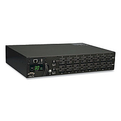 Tripp Lite 16-Outlet 2.9kW Single-Phase Monitored PDU, 10 ft Cord, Black, Ships in 7-10 Business Days (PDUMNH30)