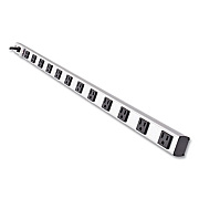 Tripp Lite 12-Outlet 1,800W Right-Angle Outlet Vertical Power Strip, 15 ft Cord, Silver, Ships in 7-10 Business Days (PS3612RA)