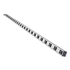 Tripp Lite 24-Outlet 120V 20A Vertical Power Strip, 15 ft Cord, Silver, Ships in 7-10 Business Days (TRPPS722420T)