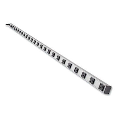 Tripp Lite 24-Outlet 120V 20A Vertical Power Strip, 15 ft Cord, Silver, Ships in 7-10 Business Days (TRPPS722420T)