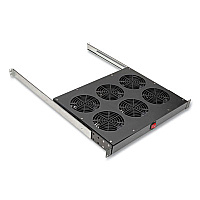 Tripp Lite 6-Fan Tray for 19" Racks, 1U, 576 CFM, Black, Ships in 7-10 Business Days (TRPSRFANTRAY6)