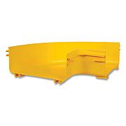 Tripp Lite Toolless Horizontal 90 Degree Elbow for Fiber Routing System, 10", Yellow, Ships in 7-10 Business Days (SRFC10ELBOW)