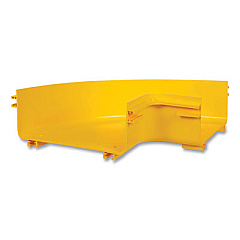 Tripp Lite Toolless Horizontal 90 Degree Elbow for Fiber Routing System, 10", Yellow, Ships in 7-10 Business Days (SRFC10ELBOW)