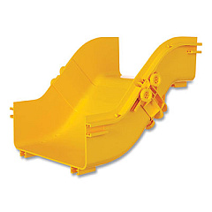 Tripp Lite Toolless 45 Degree Up/Down Ramp Kit for Fiber Routing System, 10", Yellow, Ships in 7-10 Business Days (TRPSRFC10RAMP)