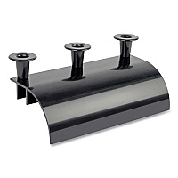 Tripp Lite Cable Runway Radius Drop, 12" Straight Ladder Section, Black, Ships in 7-10 Business Days (TRPSRLRADIUS12)