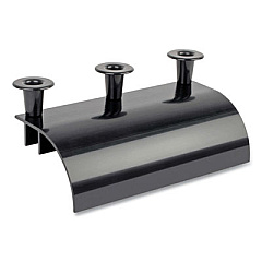Tripp Lite Cable Runway Radius Drop, 12" Straight Ladder Section, Black, Ships in 7-10 Business Days (TRPSRLRADIUS12)