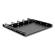 Tripp Lite SmartRack Cantilevered Steel Rack Shelf, 1U, 50 lbs Capacity, Black, Ships in 7-10 Business Days (SRWSHELF4P1U)