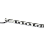 Tripp Lite Eight-Outlet Power Strip with Surge Protection, 8 AC Outlets, 6 ft Cord, 1,050 J, Gray, Ships in 7-10 Business Days (SS240806)