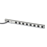 Tripp Lite Eight-Outlet Power Strip with Surge Protection, 8 AC Outlets, 6 ft Cord, 1,050 J, Gray, Ships in 7-10 Business Days (SS240806)