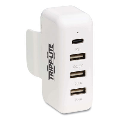 Tripp Lite Portable Power Expansion Hub for Apple USB-C Power Adapter, White, Ships in 7-10 Business Days (TRPU280A04A3C1)