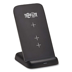 Tripp Lite 10 W Wireless Fast-Charging Stand with International AC Adapter, Qi Wireless Charging, Black, Ships in 7-10 Business Days (U280Q01STPBK)