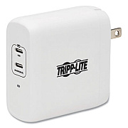 Tripp Lite Dual-Port Compact USB-C Wall Charger, White, Ships in 7-10 Business Days (U280W0268C2G)
