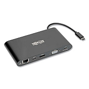 Tripp Lite USB-C Ultra HD Dual Display Dock, and 100 W PD Charging, Black, Ships in 7-10 Business Days (TRPU442DOCK1B)