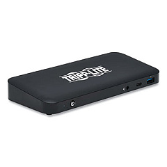 Tripp Lite USB-C HDMI and DisplayPort Triple Display Dock, 3.5mm/DisplayPort/HDMI/RJ45/USB-A/USB-C PD Charging,BK,Ships in 7-10 Bus Days (U442DOCK8B)