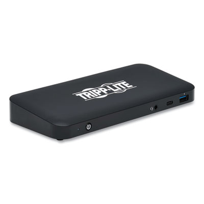 Tripp Lite USB-C HDMI and DisplayPort Triple Display Dock, 3.5mm/DisplayPort/HDMI/RJ45/USB-A/USB-C PD Charging,BK,Ships in 7-10 Bus Days (U442DOCK8B)