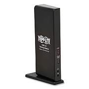Tripp Lite USB-A/USB-C Dual Display Docking Station, 3.5 mm; HDMI; RJ45; USB A; USB-B, Black, Ships in 7-10 Business Days (U442DOCK22B)