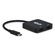 Tripp Lite USB-C HDMI Dual Display Adapter, HDMI/USB, Black, Ships in 7-10 Business Days (TRPU4442HMST4K6)