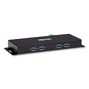 Tripp Lite Industrial-Grade USB-C Hub, 7 Ports, Black, Ships in 7-10 Business Days (U4604A3CIND)