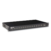 Tripp Lite 16-Port USB Charging Station with Syncing Function, 16 Devices, 13.7 x 21.1 x 4.2, Black, Ships in 7-10 Business Days (U280016RM)