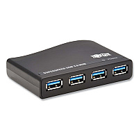Tripp Lite USB-A Mini Hub, 4 Ports, Black, Ships in 7-10 Business Days (U360004RINT)