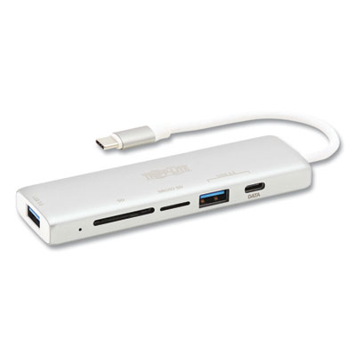 Tripp Lite USB-C Multiport Adapter, 3 Ports, Silver, Ships in 7-10 Business Days (U4600022AMC1)