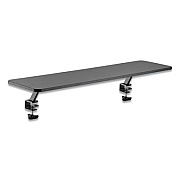 Tripp Lite Safe-IT Clamp-On Monitor Riser with Antimicrobial Protection, 10.2" x 0.6" x 39.4", BK, Supports 44lb, Ships in 7-10 Bus Days (TRPWWSSCOS40AM)