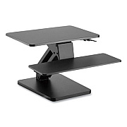 Tripp Lite WorkWise Safe-IT Adjustable-Height Sit-Stand Desktop Workstation, 23.6" to 24.2" x 6.3" to 17.5", BK, Ships in 7-10 Bus Days (TRPWWSSDTAM)