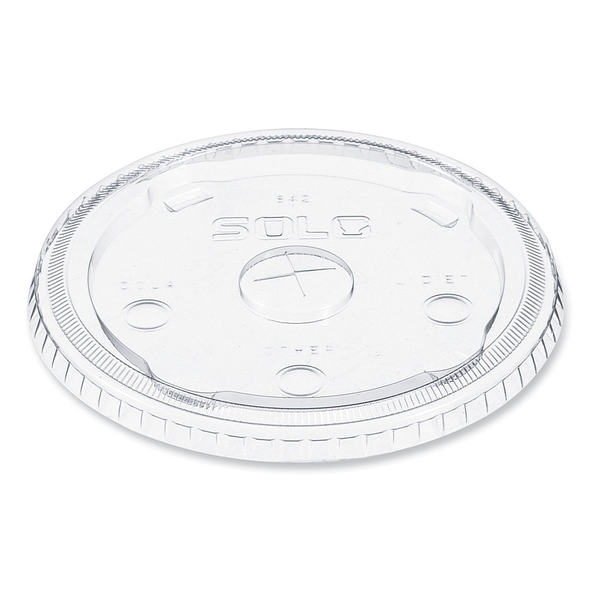 Dart Plastic Cold Cup Lids, Fits 32 oz to 44 oz Cold Cups, Clear, 600/Carton (642TS)