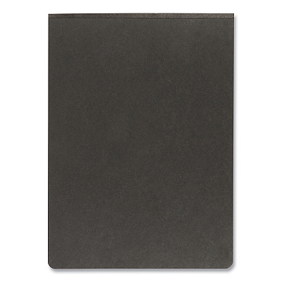 Oxford Pressboard Report Cover with Reinforced Top Hinge, Two-Prong Metal Fastener, 2" Capacity, 8.5 x 11, Black/Black (OXF71306)