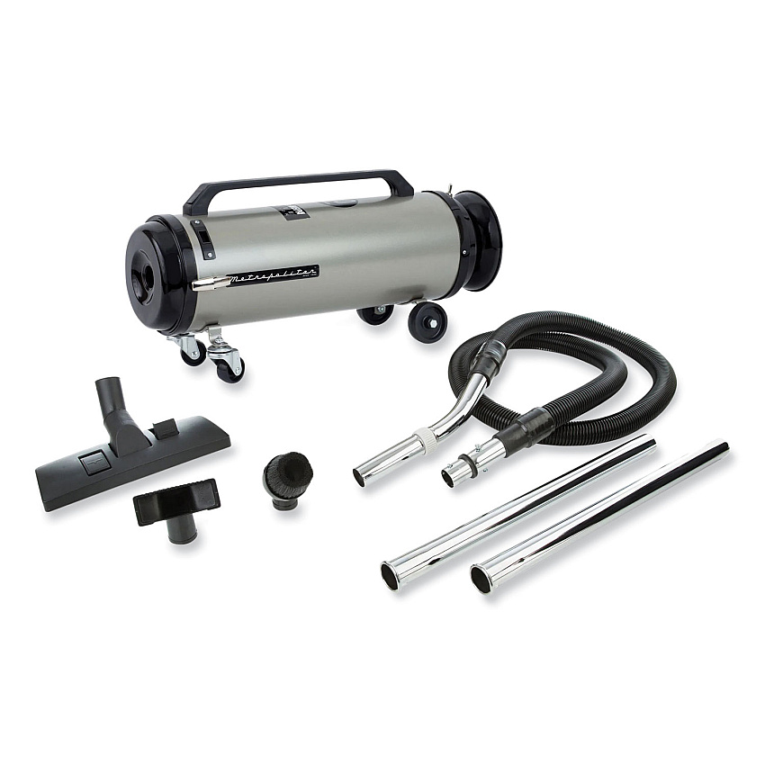Metrovac Metropolitan Professionals Canister Vacuum, 11.25 A Current, Black (MEV104577942)