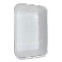 GEN Meat Trays, #20K, 12 x 8.7 x 2.45, White, 125/Carton (GEN20KWH)