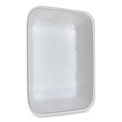 GEN Meat Trays, #20K, 12 x 8.7 x 2.45, White, 125/Carton (GEN20KWH)