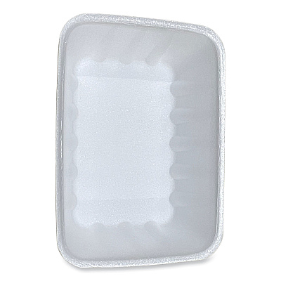 GEN Meat Trays, #42K, 8.75 x 6.32 x 2.25, White, 252/Carton (GEN42WH)