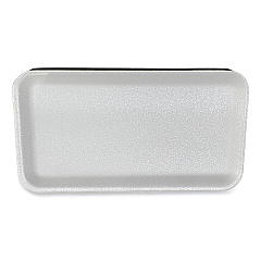 GEN Meat Trays, #10S, 10.93 x 5.75 x 0.63, White, 500/Carton (GEN10SWH)