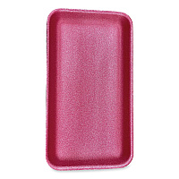 GEN Meat Trays, #1525, 14.5 x 8 x 0.75, Pink, 250/Carton (GEN1525PINK)