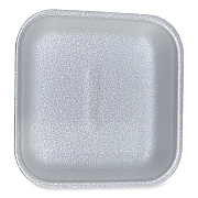 GEN Meat Trays, #1, 5.38 x 5.38 x 1.07, White, 500/Carton (GEN1WH)