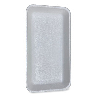 GEN Meat Trays, #15P, 14.44 x 7.88 x 1.37, White, 200/Carton (GEN15PWH)
