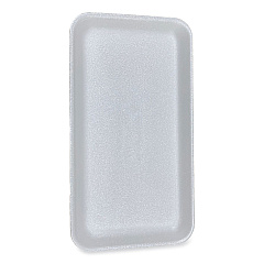 GEN Meat Trays, #1525, 14.5 x 8 x 0.75, White, 250/Carton (GEN1525WH)