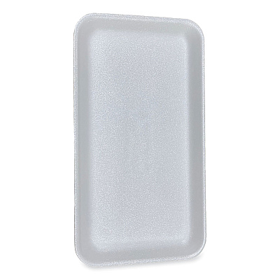 GEN Meat Trays, #1525, 14.5 x 8 x 0.75, White, 250/Carton (GEN1525WH)