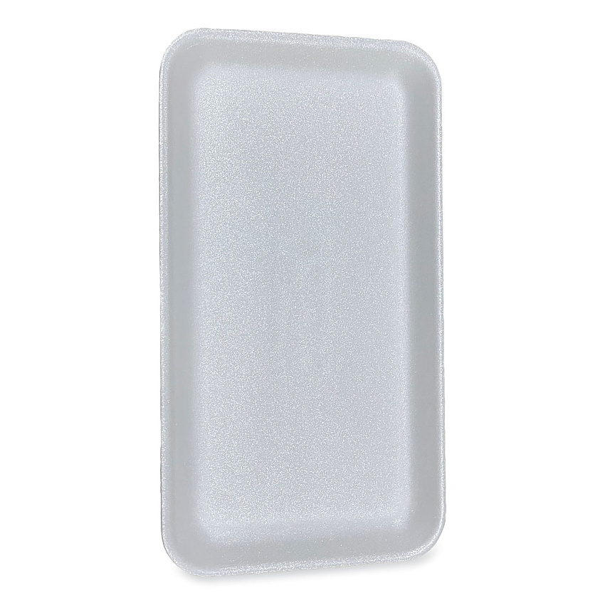 GEN Meat Trays, #1525, 14.5 x 8 x 0.75, White, 250/Carton (GEN1525WH)