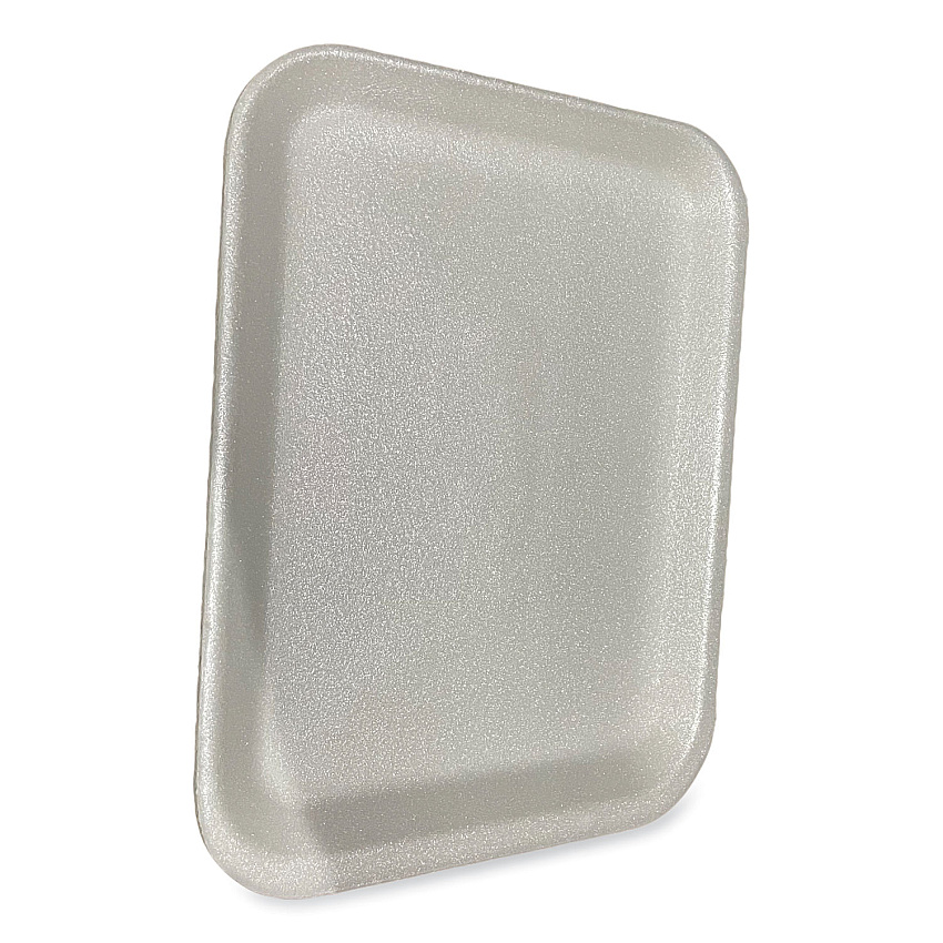 GEN Meat Trays, #4S, 9.5 x 7.25 x 0.5, White, 500/Carton (GEN4SWH)