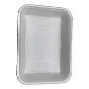 GEN Meat Trays, #4P, 9.5 x 7.19 x 1.2, White, 500/Carton (GEN4PWH)