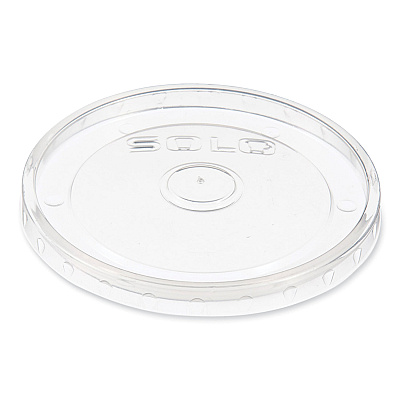Solo Polypropylene Vented Food Container Lids, For 6 oz to 8 oz Food Containers, Clear, Plastic, 1,000/Carton (LVP5080100)