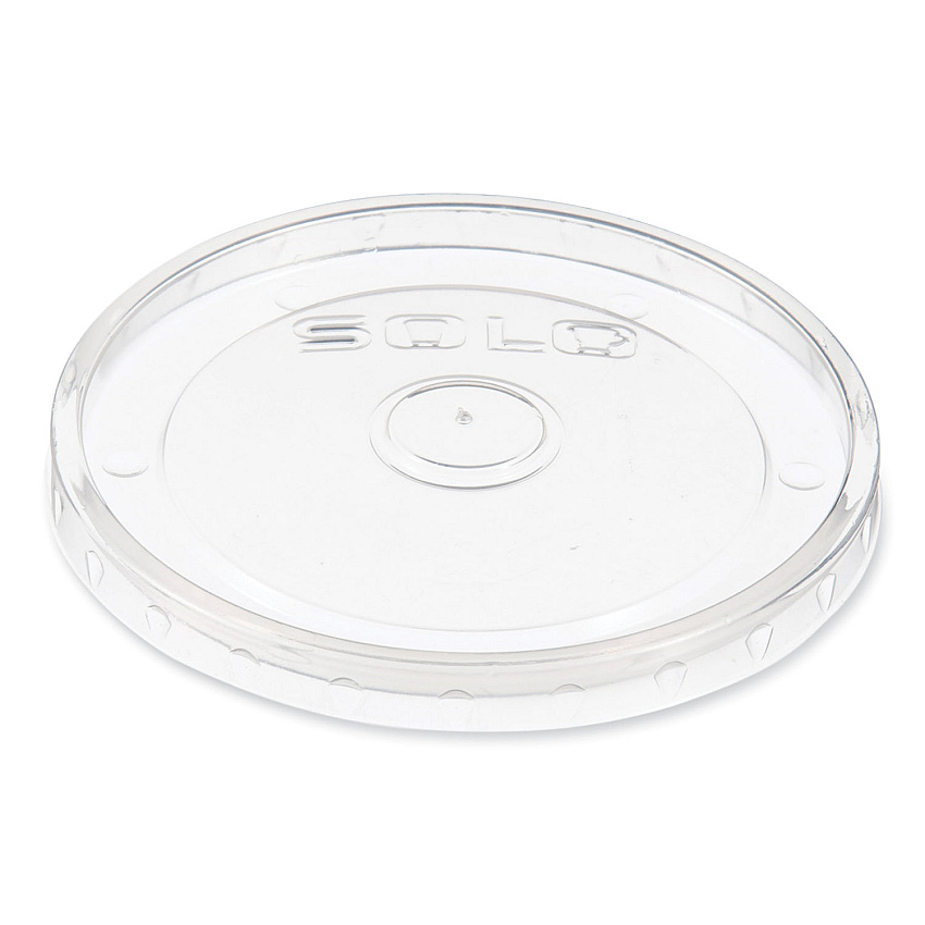 Solo Polypropylene Vented Food Container Lids, For 6 oz to 8 oz Food Containers, Clear, Plastic, 1,000/Carton (LVP5080100)
