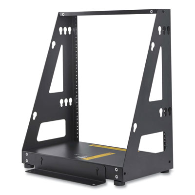Tripp Lite SmartRack Heavy-Duty 2-Post Open Frame Rack, 12U, 350 lbs Capacity, Black, Ships in 7-10 Business Days (SR2POST12HD)