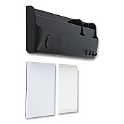 MasterVision Magnetic SmartBox Organizer, 9 x 4, Black (BVCSM010101)