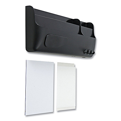 MasterVision Magnetic SmartBox Organizer, 9 x 4, Black (BVCSM010101)