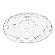 Solo Straw-Slot Cold Cup Lids, Fits 30 oz to 32 oz Cups, Clear, 50/Sleeve, 20 Sleeves/Carton (DCCL32CR)